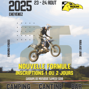 Inscription 1 JOUR Voitelière 2025 / Moins de 17 ans