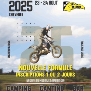 Inscription 1 JOUR Voitelière 2025 / Moins de 17 ans